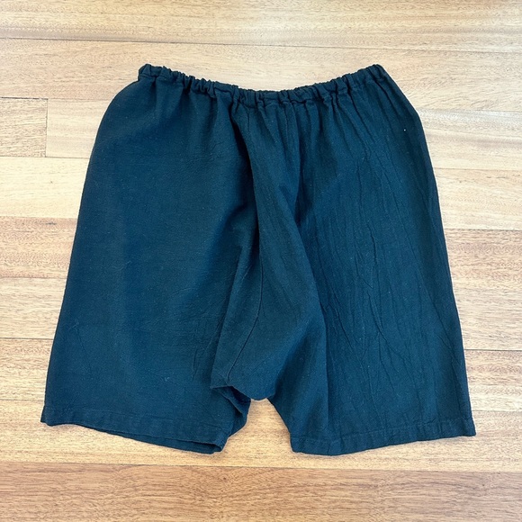UZI NYC Drop Crotch Shorts - size MEDIUM, Black - Picture 8 of 10